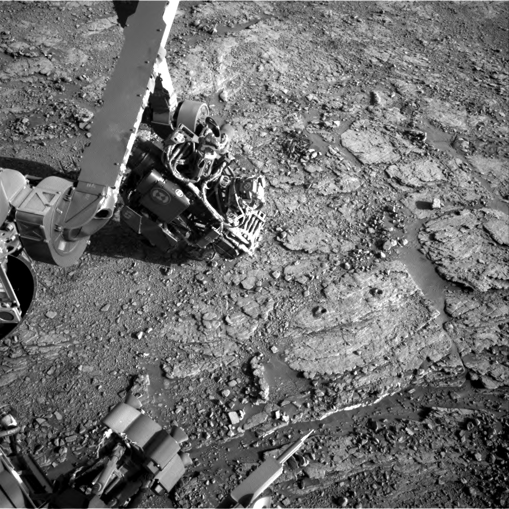 Nasa's Mars rover Curiosity acquired this image using its Right Navigation Camera on Sol 2551, at drive 3002, site number 76
