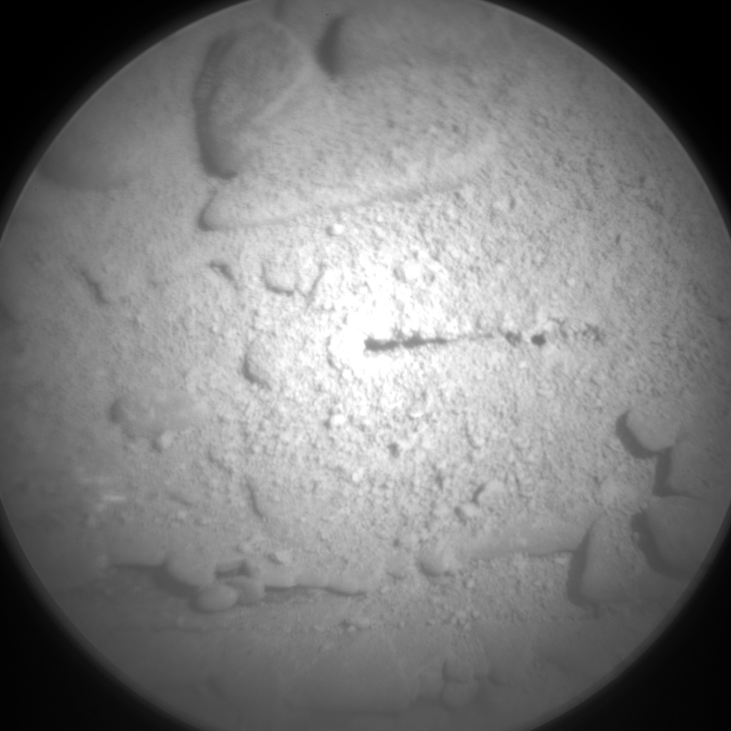 Nasa's Mars rover Curiosity acquired this image using its Chemistry & Camera (ChemCam) on Sol 2554, at drive 3002, site number 76