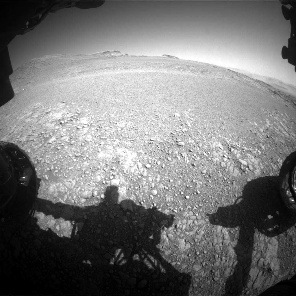 Nasa's Mars rover Curiosity acquired this image using its Front Hazard Avoidance Camera (Front Hazcam) on Sol 2555, at drive 0, site number 77