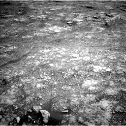 Nasa's Mars rover Curiosity acquired this image using its Left Navigation Camera on Sol 2555, at drive 3116, site number 76