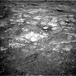 Nasa's Mars rover Curiosity acquired this image using its Left Navigation Camera on Sol 2555, at drive 3134, site number 76