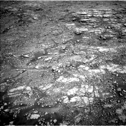 Nasa's Mars rover Curiosity acquired this image using its Left Navigation Camera on Sol 2555, at drive 3194, site number 76