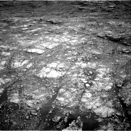 Nasa's Mars rover Curiosity acquired this image using its Right Navigation Camera on Sol 2555, at drive 3152, site number 76