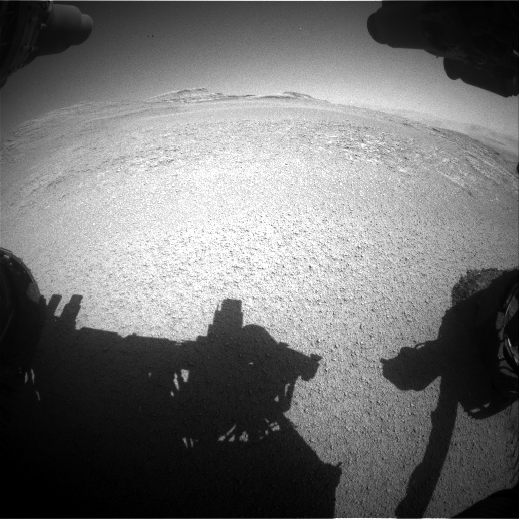 Nasa's Mars rover Curiosity acquired this image using its Front Hazard Avoidance Camera (Front Hazcam) on Sol 2556, at drive 30, site number 77