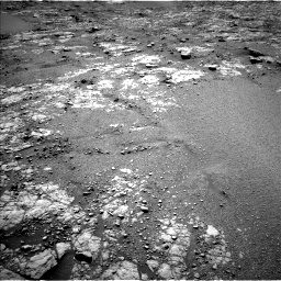 Nasa's Mars rover Curiosity acquired this image using its Left Navigation Camera on Sol 2556, at drive 58, site number 77