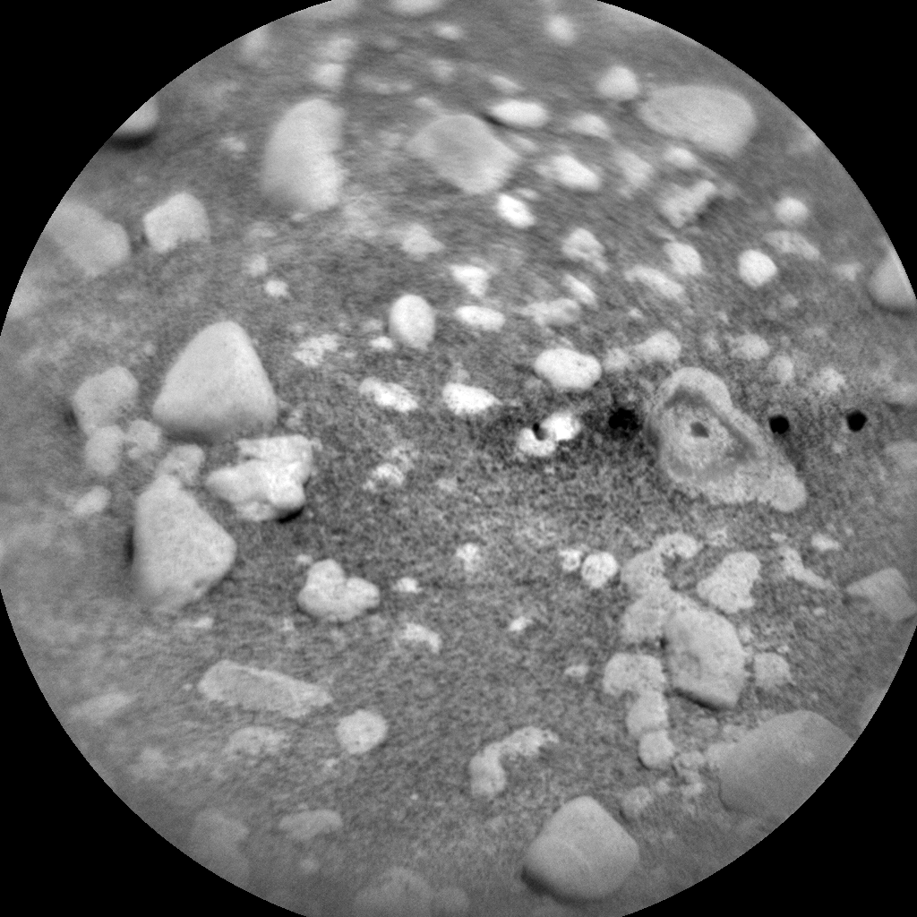 Nasa's Mars rover Curiosity acquired this image using its Chemistry & Camera (ChemCam) on Sol 2557, at drive 70, site number 77