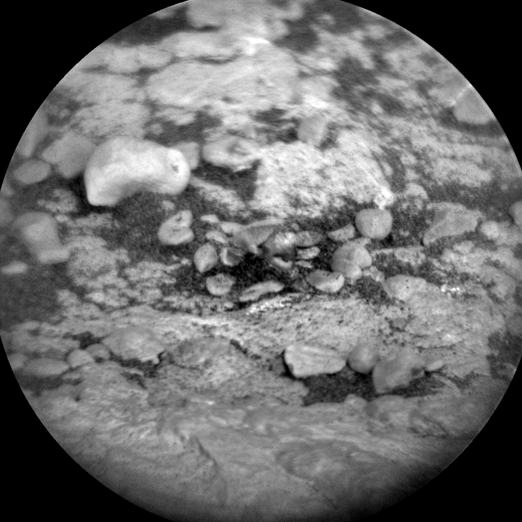 Nasa's Mars rover Curiosity acquired this image using its Chemistry & Camera (ChemCam) on Sol 2566, at drive 574, site number 77