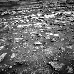 Nasa's Mars rover Curiosity acquired this image using its Left Navigation Camera on Sol 2570, at drive 916, site number 77