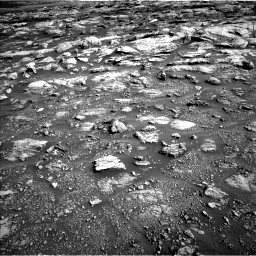 Nasa's Mars rover Curiosity acquired this image using its Left Navigation Camera on Sol 2570, at drive 922, site number 77