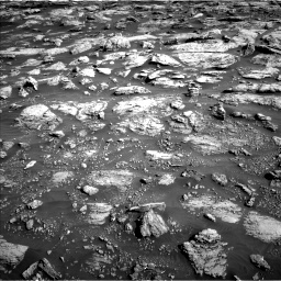 Nasa's Mars rover Curiosity acquired this image using its Left Navigation Camera on Sol 2570, at drive 934, site number 77