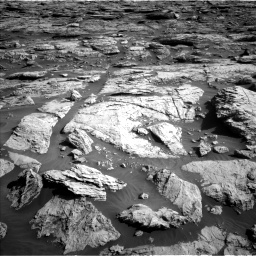 Nasa's Mars rover Curiosity acquired this image using its Left Navigation Camera on Sol 2570, at drive 982, site number 77