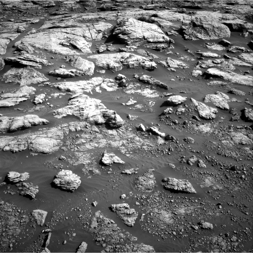 Nasa's Mars rover Curiosity acquired this image using its Right Navigation Camera on Sol 2570, at drive 964, site number 77