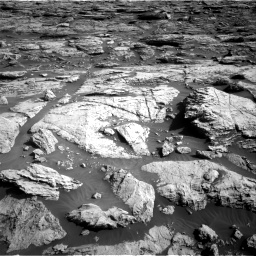 Nasa's Mars rover Curiosity acquired this image using its Right Navigation Camera on Sol 2570, at drive 982, site number 77