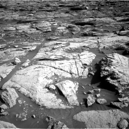 Nasa's Mars rover Curiosity acquired this image using its Right Navigation Camera on Sol 2570, at drive 988, site number 77