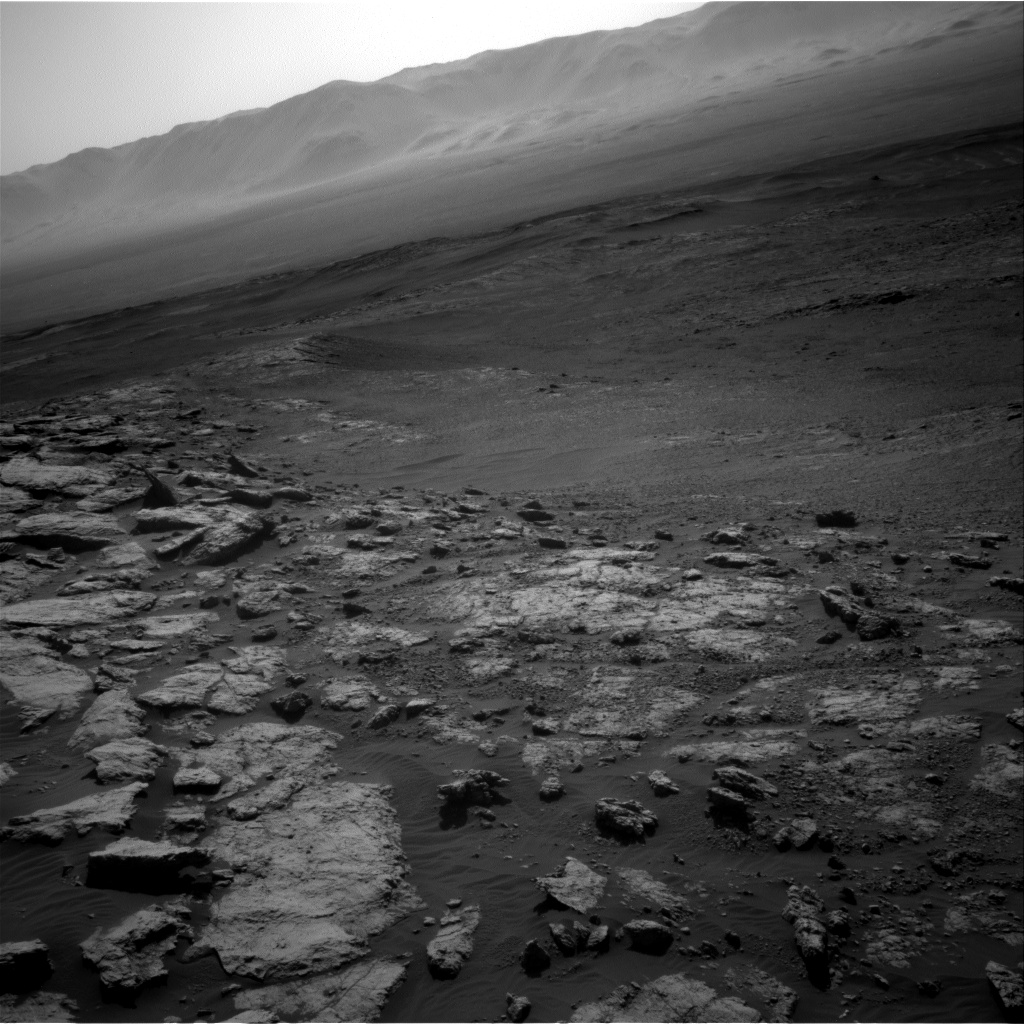 Nasa's Mars rover Curiosity acquired this image using its Right Navigation Camera on Sol 2570, at drive 1006, site number 77
