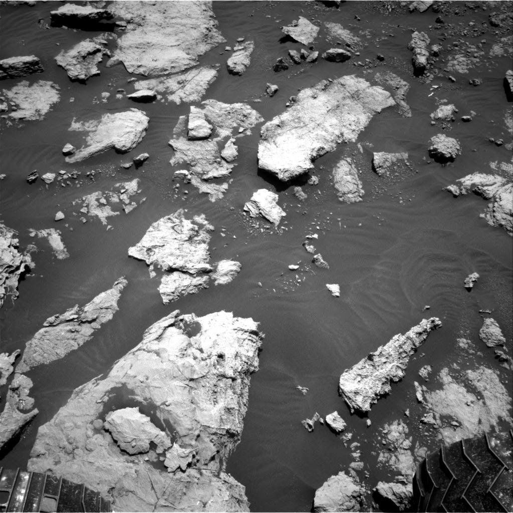 Nasa's Mars rover Curiosity acquired this image using its Right Navigation Camera on Sol 2571, at drive 1006, site number 77