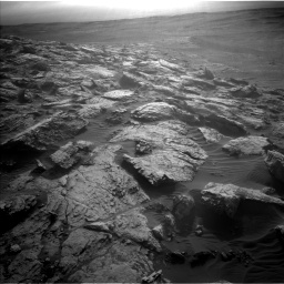 Nasa's Mars rover Curiosity acquired this image using its Left Navigation Camera on Sol 2572, at drive 1042, site number 77
