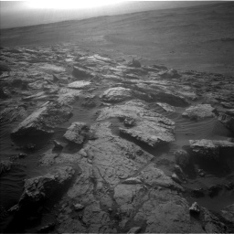 Nasa's Mars rover Curiosity acquired this image using its Left Navigation Camera on Sol 2572, at drive 1054, site number 77