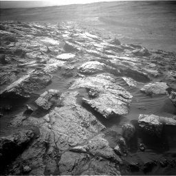 Nasa's Mars rover Curiosity acquired this image using its Left Navigation Camera on Sol 2572, at drive 1060, site number 77