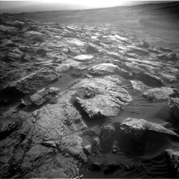 Nasa's Mars rover Curiosity acquired this image using its Left Navigation Camera on Sol 2572, at drive 1066, site number 77