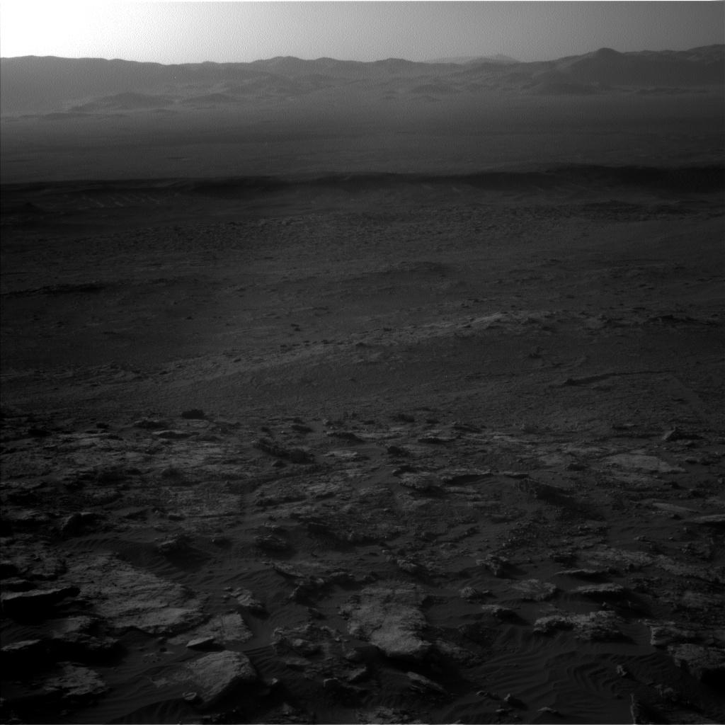 Nasa's Mars rover Curiosity acquired this image using its Left Navigation Camera on Sol 2572, at drive 1070, site number 77