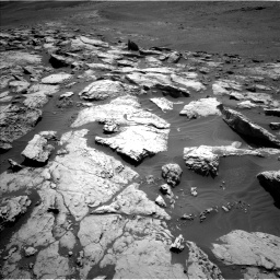Nasa's Mars rover Curiosity acquired this image using its Left Navigation Camera on Sol 2575, at drive 1094, site number 77