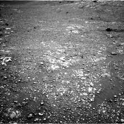 Nasa's Mars rover Curiosity acquired this image using its Left Navigation Camera on Sol 2575, at drive 1184, site number 77