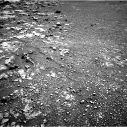 Nasa's Mars rover Curiosity acquired this image using its Left Navigation Camera on Sol 2575, at drive 1190, site number 77