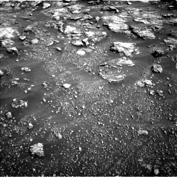 Nasa's Mars rover Curiosity acquired this image using its Left Navigation Camera on Sol 2575, at drive 1298, site number 77