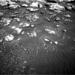 Nasa's Mars rover Curiosity acquired this image using its Left Navigation Camera on Sol 2575, at drive 1322, site number 77