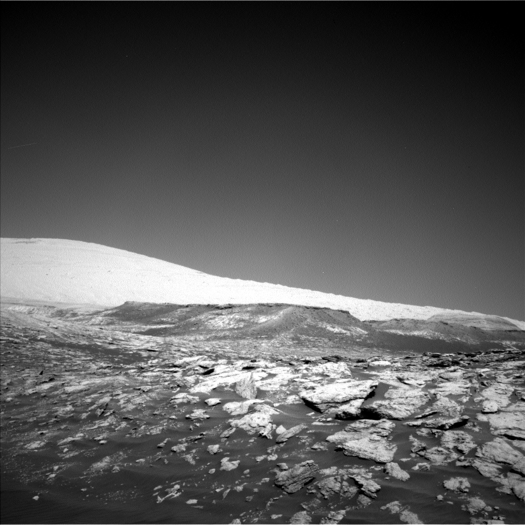 Nasa's Mars rover Curiosity acquired this image using its Left Navigation Camera on Sol 2575, at drive 1416, site number 77