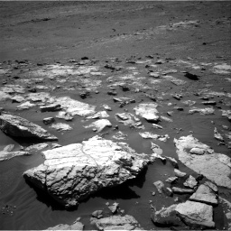 Nasa's Mars rover Curiosity acquired this image using its Right Navigation Camera on Sol 2575, at drive 1082, site number 77