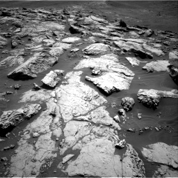 Nasa's Mars rover Curiosity acquired this image using its Right Navigation Camera on Sol 2575, at drive 1100, site number 77