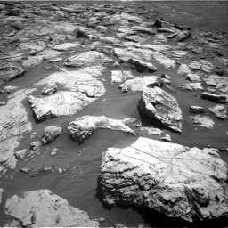 Nasa's Mars rover Curiosity acquired this image using its Right Navigation Camera on Sol 2575, at drive 1118, site number 77
