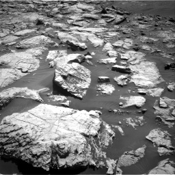 Nasa's Mars rover Curiosity acquired this image using its Right Navigation Camera on Sol 2575, at drive 1124, site number 77