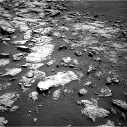 Nasa's Mars rover Curiosity acquired this image using its Right Navigation Camera on Sol 2575, at drive 1136, site number 77