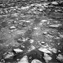 Nasa's Mars rover Curiosity acquired this image using its Right Navigation Camera on Sol 2575, at drive 1214, site number 77