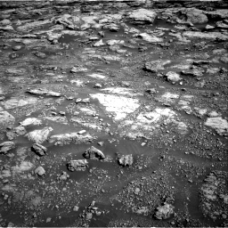 Nasa's Mars rover Curiosity acquired this image using its Right Navigation Camera on Sol 2575, at drive 1250, site number 77