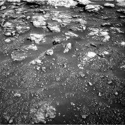 Nasa's Mars rover Curiosity acquired this image using its Right Navigation Camera on Sol 2575, at drive 1304, site number 77