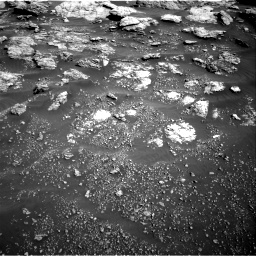 Nasa's Mars rover Curiosity acquired this image using its Right Navigation Camera on Sol 2575, at drive 1310, site number 77