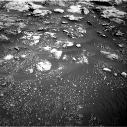 Nasa's Mars rover Curiosity acquired this image using its Right Navigation Camera on Sol 2575, at drive 1316, site number 77
