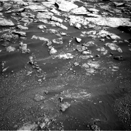 Nasa's Mars rover Curiosity acquired this image using its Right Navigation Camera on Sol 2575, at drive 1370, site number 77