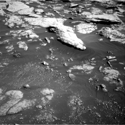 Nasa's Mars rover Curiosity acquired this image using its Right Navigation Camera on Sol 2575, at drive 1394, site number 77