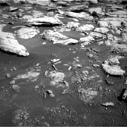 Nasa's Mars rover Curiosity acquired this image using its Right Navigation Camera on Sol 2575, at drive 1400, site number 77
