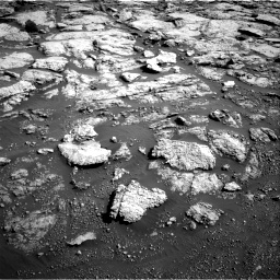 Nasa's Mars rover Curiosity acquired this image using its Right Navigation Camera on Sol 2575, at drive 1412, site number 77
