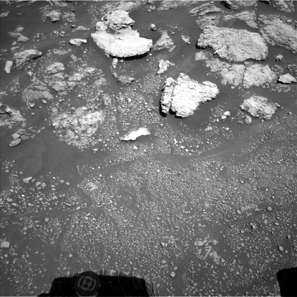 Nasa's Mars rover Curiosity acquired this image using its Left Navigation Camera on Sol 2576, at drive 1416, site number 77