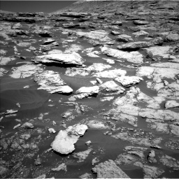 Nasa's Mars rover Curiosity acquired this image using its Left Navigation Camera on Sol 2577, at drive 1446, site number 77