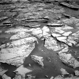Nasa's Mars rover Curiosity acquired this image using its Left Navigation Camera on Sol 2577, at drive 1530, site number 77