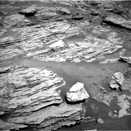 Nasa's Mars rover Curiosity acquired this image using its Left Navigation Camera on Sol 2577, at drive 1560, site number 77