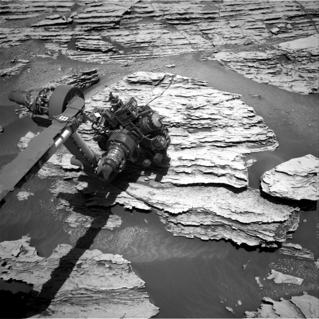 Nasa's Mars rover Curiosity acquired this image using its Right Navigation Camera on Sol 2579, at drive 1560, site number 77